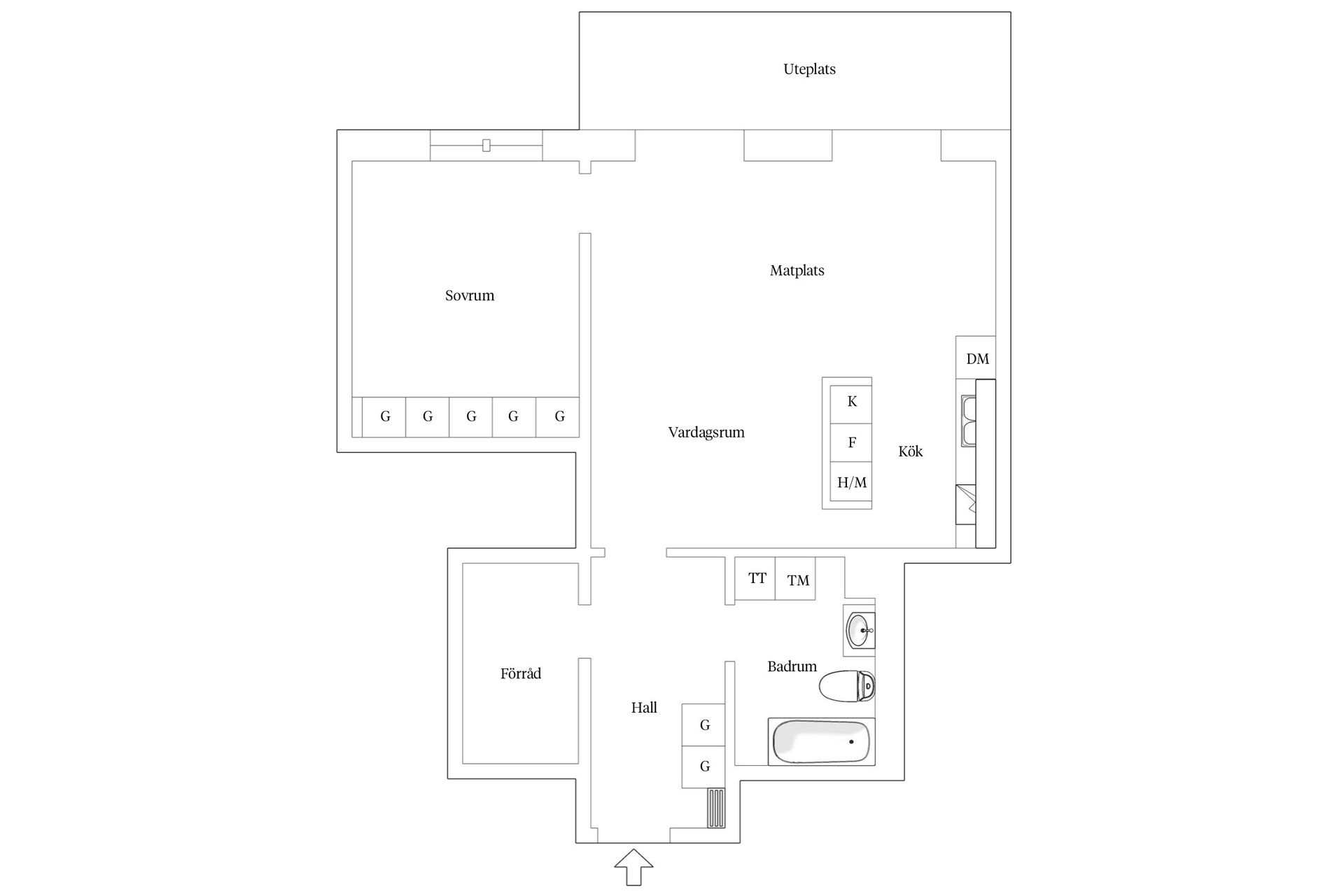 Bostadsrätt, Bataljonsgatan 10B, Eldsundsviken, Strängnäs