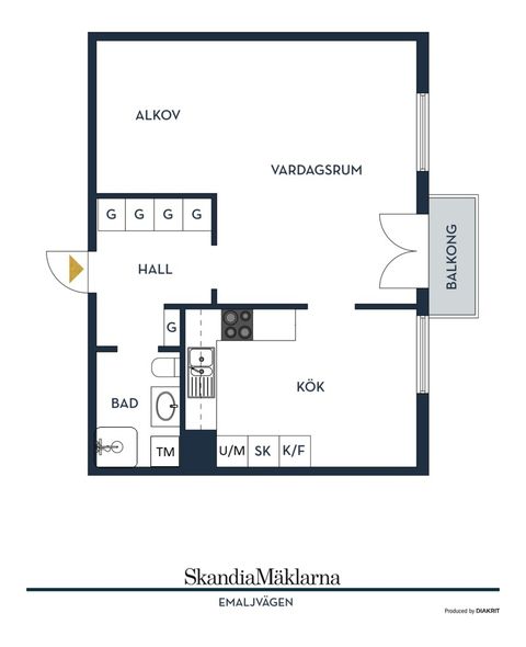 Bostadsrätt, Emaljvägen 14, Kallhäll, Järfälla
