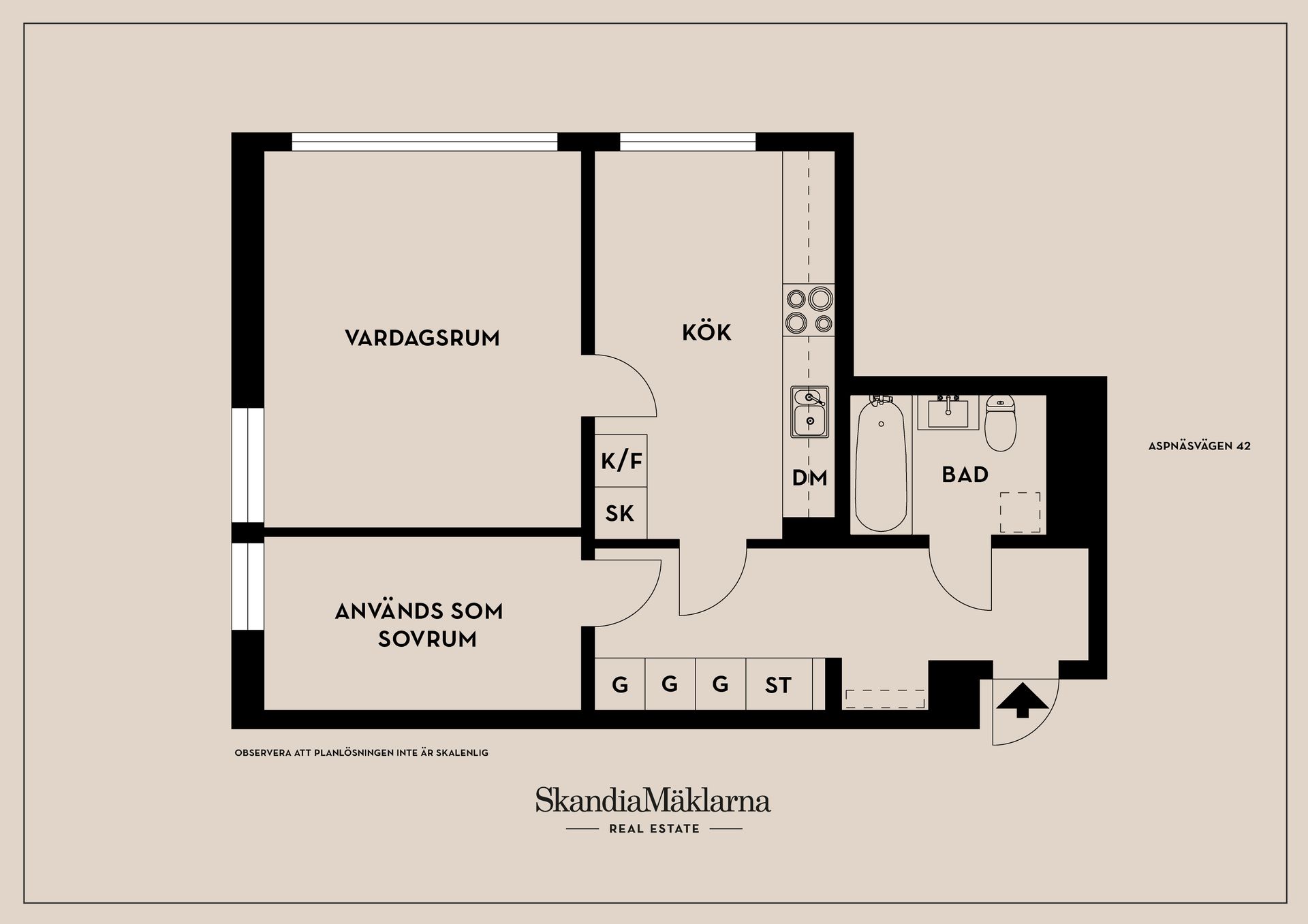 Bostadsrätt, Aspnäsvägen 42, Jakobsberg, Järfälla