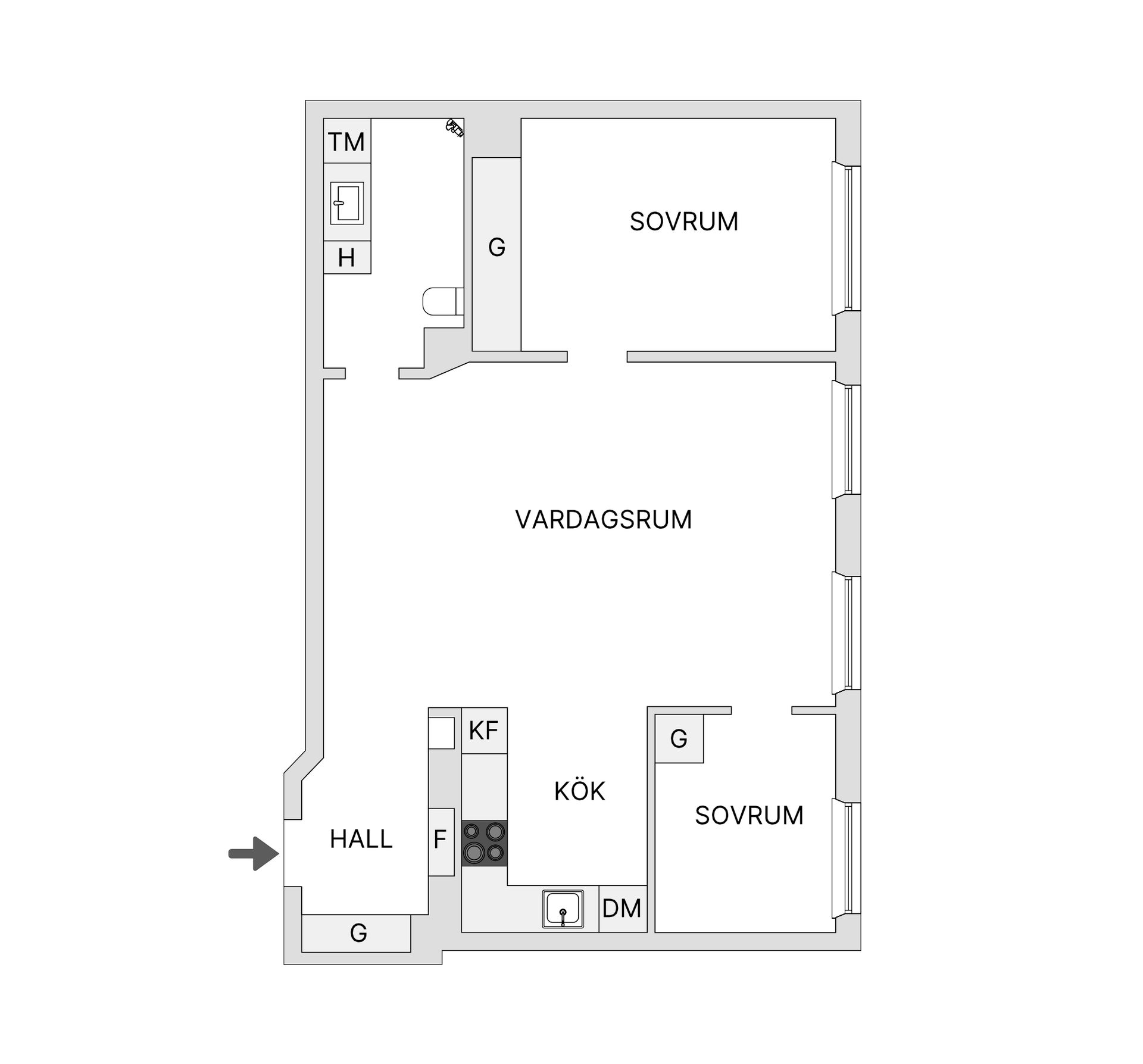 Bostadsrätt, Upplandsgatan 71, 3 tr, Vasastan Odenplan, Stockholm