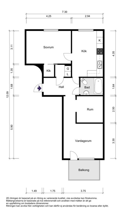 Bostadsrätt, Flintlåsvägen 43, Edsberg, Sollentuna