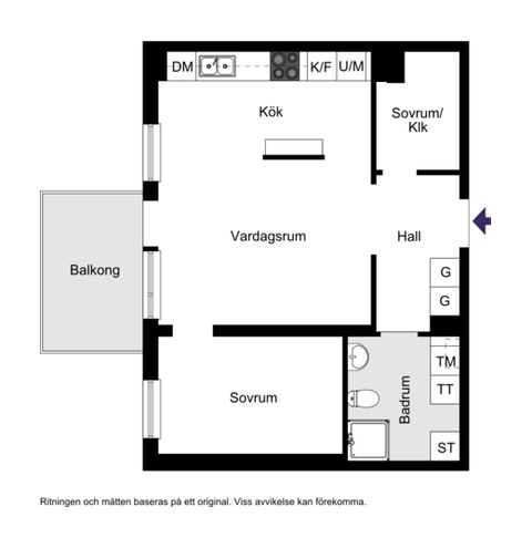 Bostadsrätt, Marieviksgatan 43, högst upp!, Liljeholmskajen, Stockholm