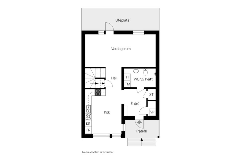 Radhus, Sufflettvägen 22, Södra Gunsta, Uppsala