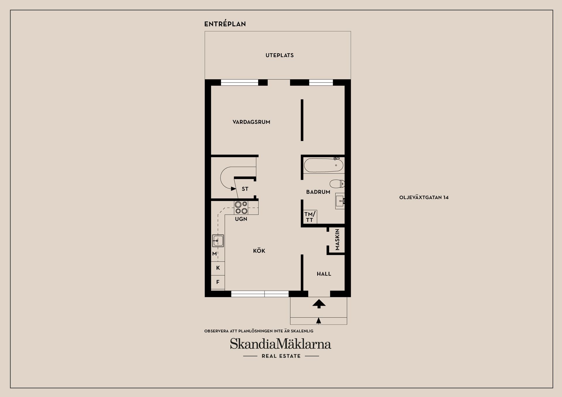 Radhus, Oljeväxtgatan 14, Lambohov, Linköping