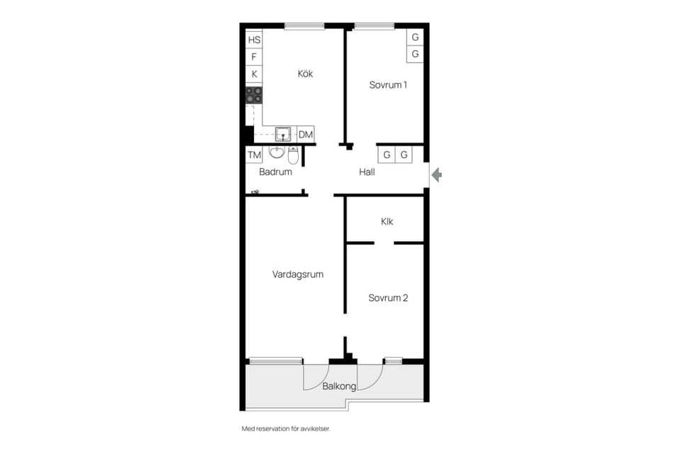 Bostadsrätt, Korstavägen 15, Korsta, Sundsvall