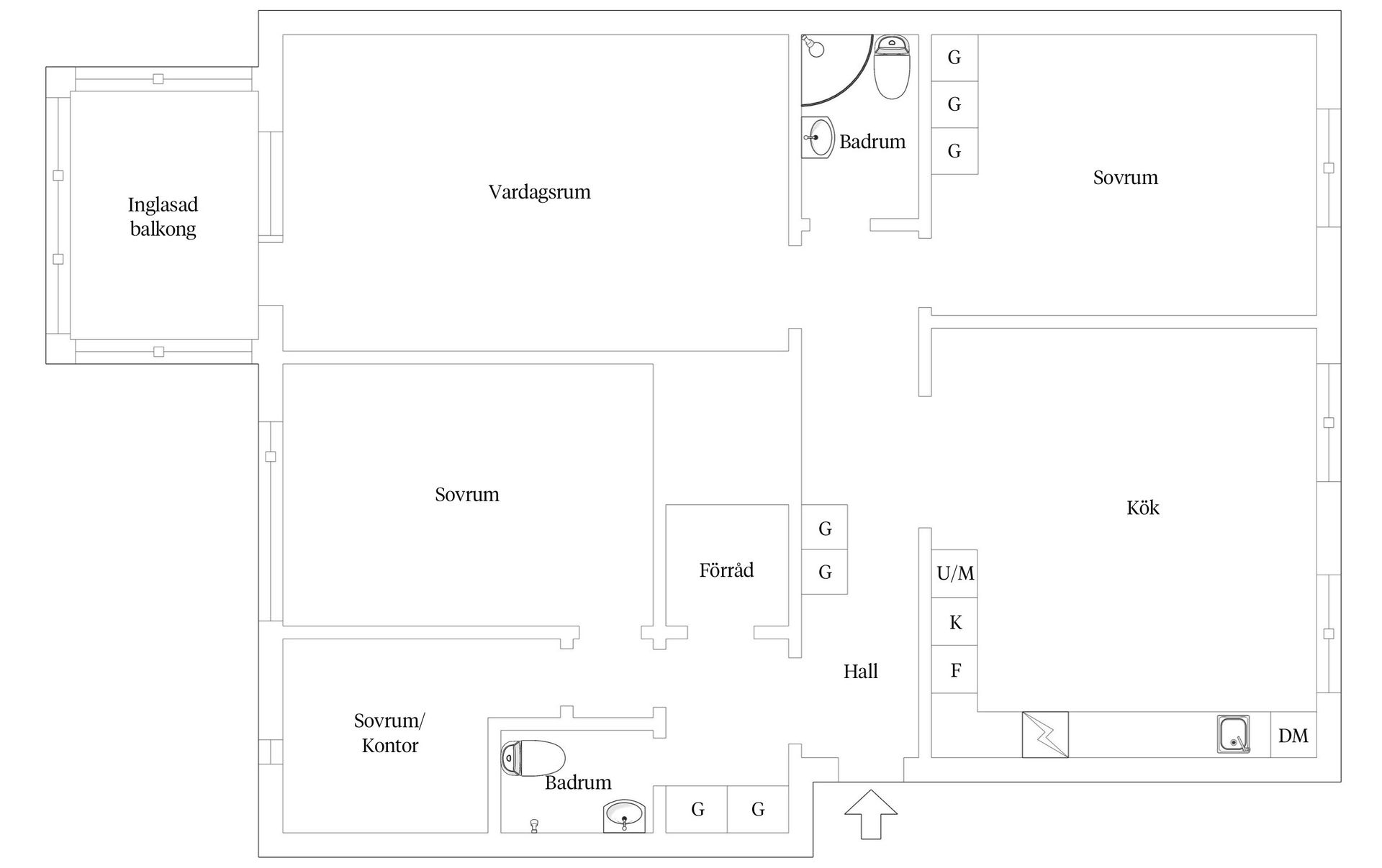 Bostadsrätt, Vitalisvägen 2A, Strängnäs Centralt, Strängnäs