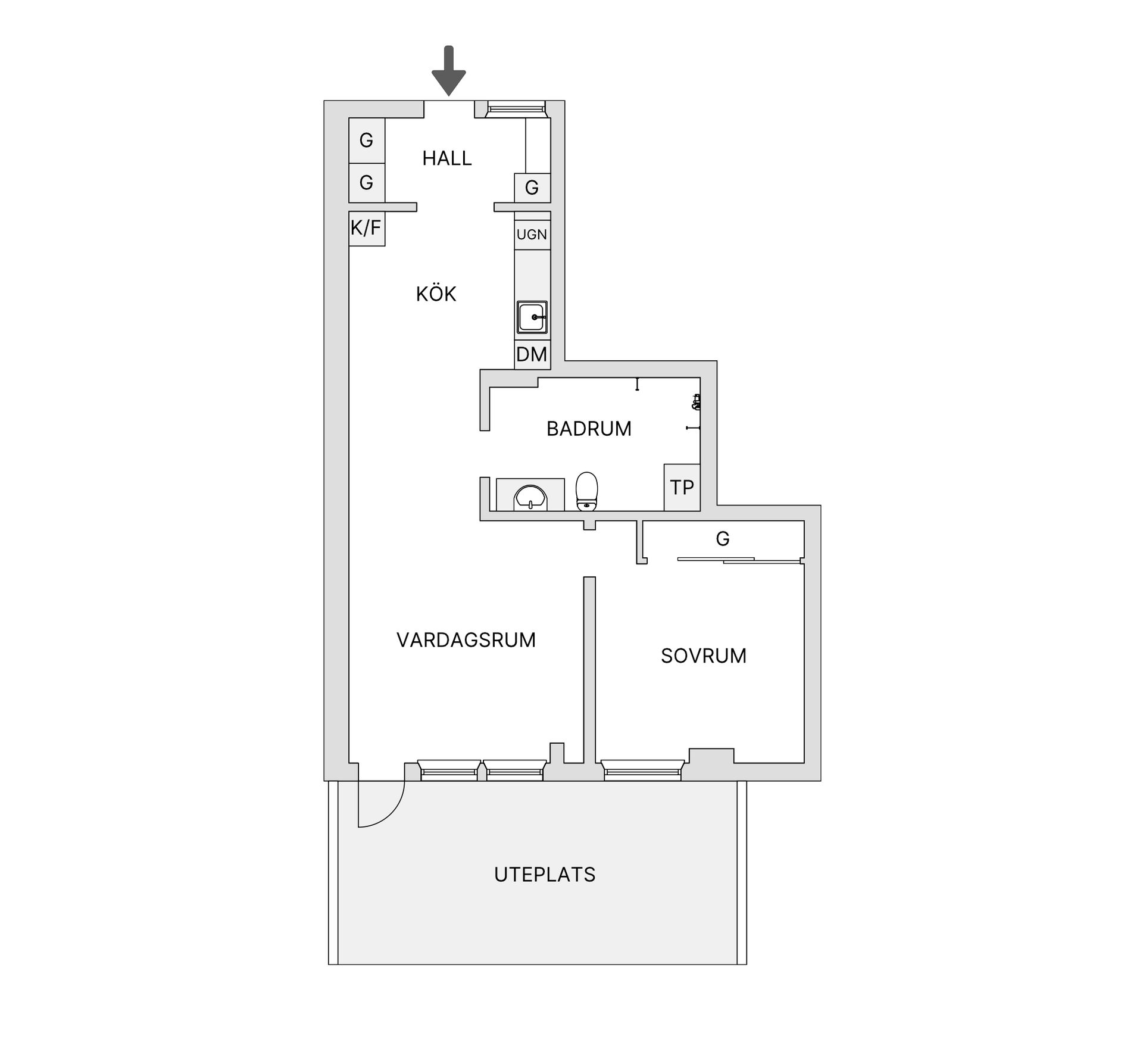 Bostadsrätt, Henriksdalsringen 45A, Henriksdalsberget, Nacka