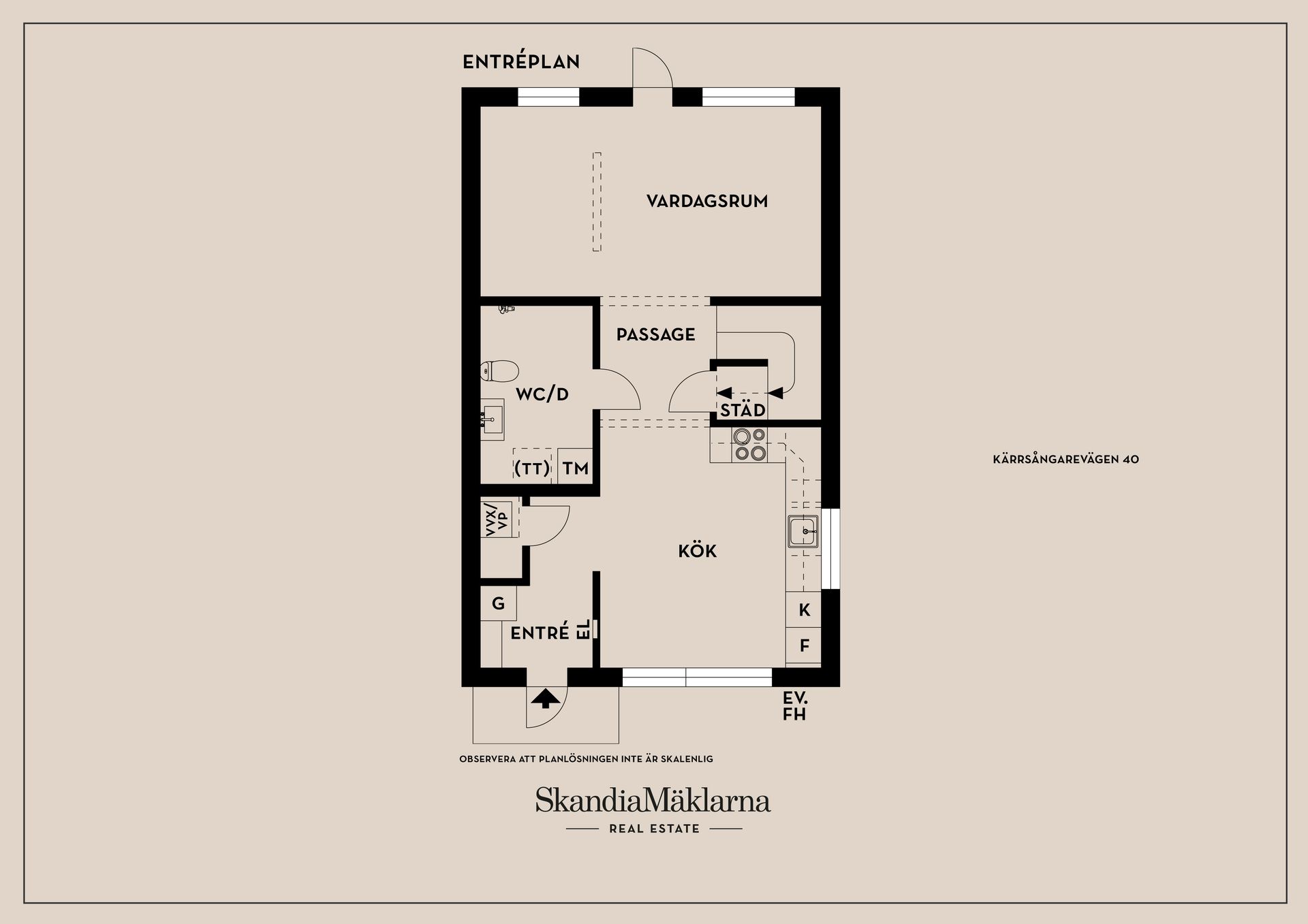 Radhus, Kärrsångarevägen 40, Linghem, Linköping