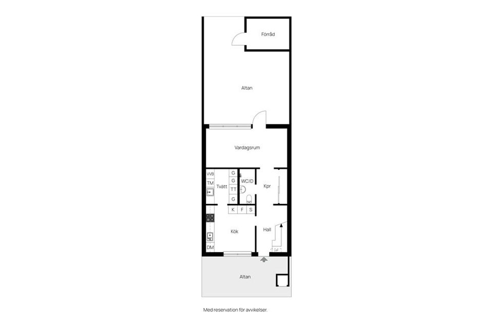 Radhus, Fagottgatan 20, Gånsvik, Härnösand