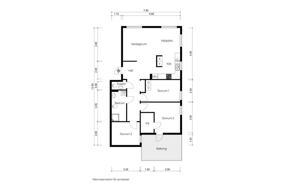 Bostadsrätt, Göteborgsvägen 79, Centrala Sävedalen, Partille