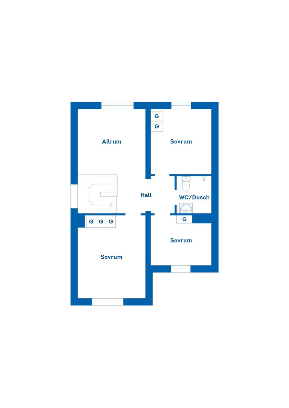 Bostadsrätt, Radhus, Revirvägen 20D, Marielundsviken, Strängnäs