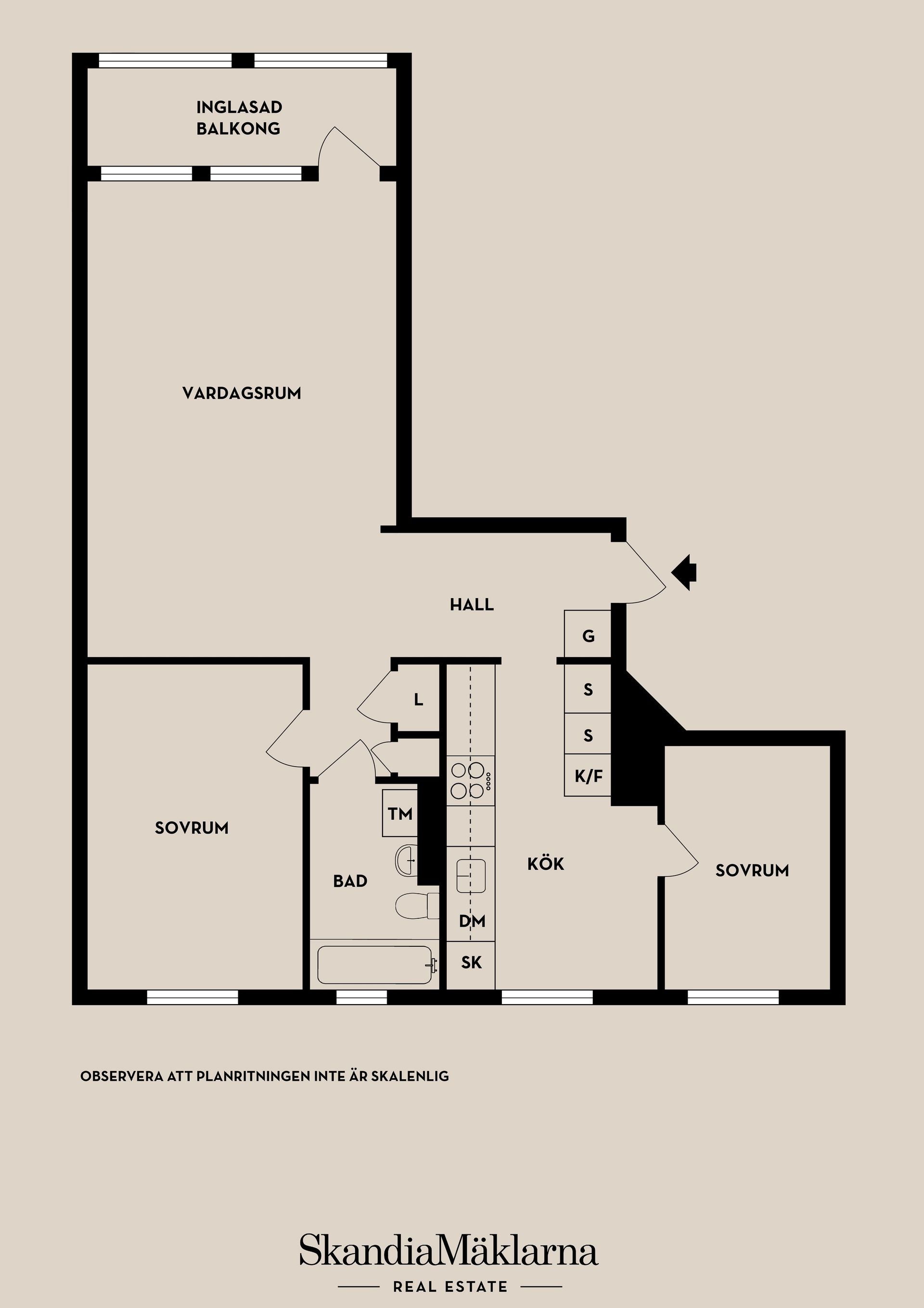 Bostadsrätt, Duvkullavägen 42B, Högst upp!, Duvbo, Sundbyberg