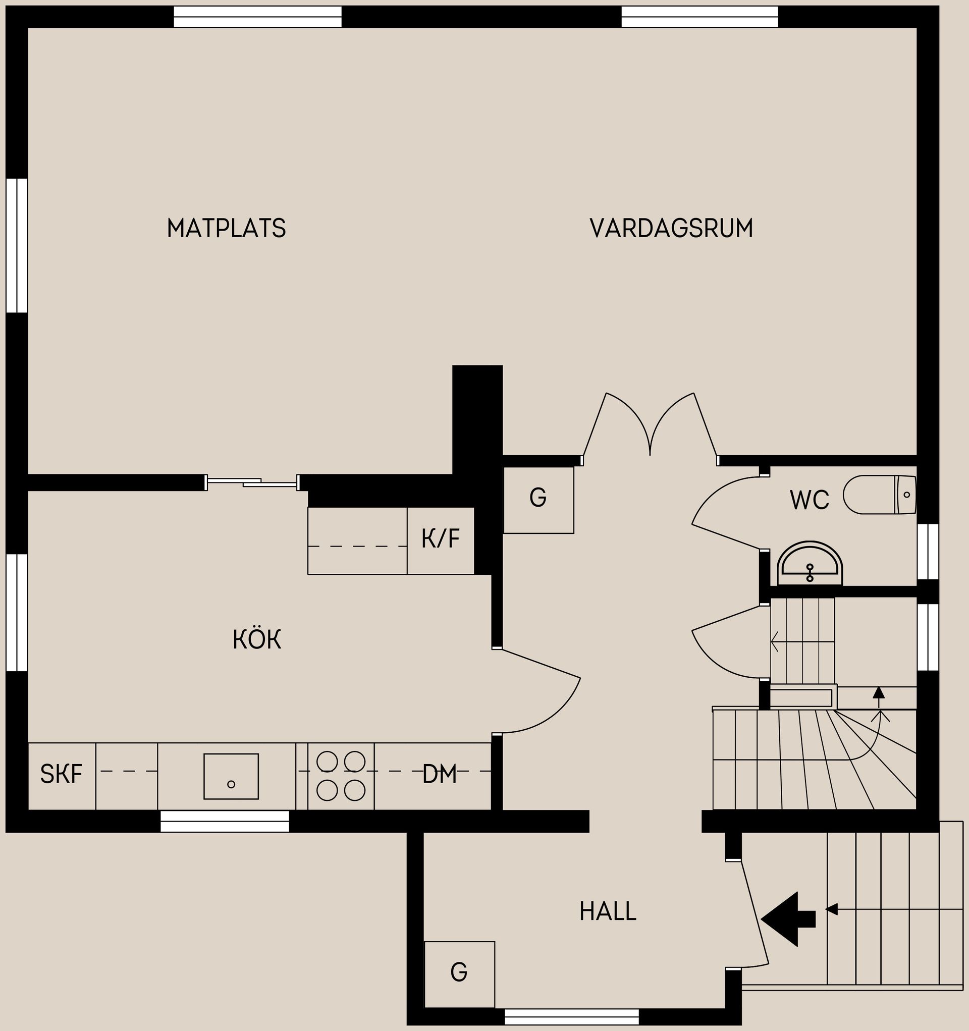 Villa, Bergsgatan 7, Medora, Skutskär, Älvkarleby