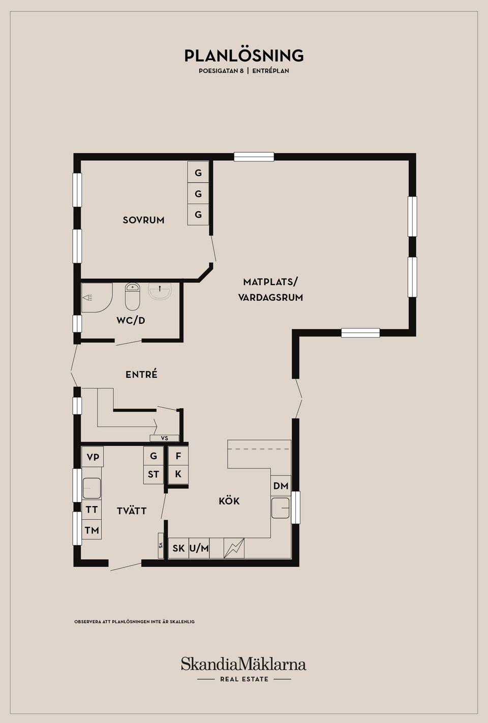 Villa, Poesigatan 8, Svarte, Ystad