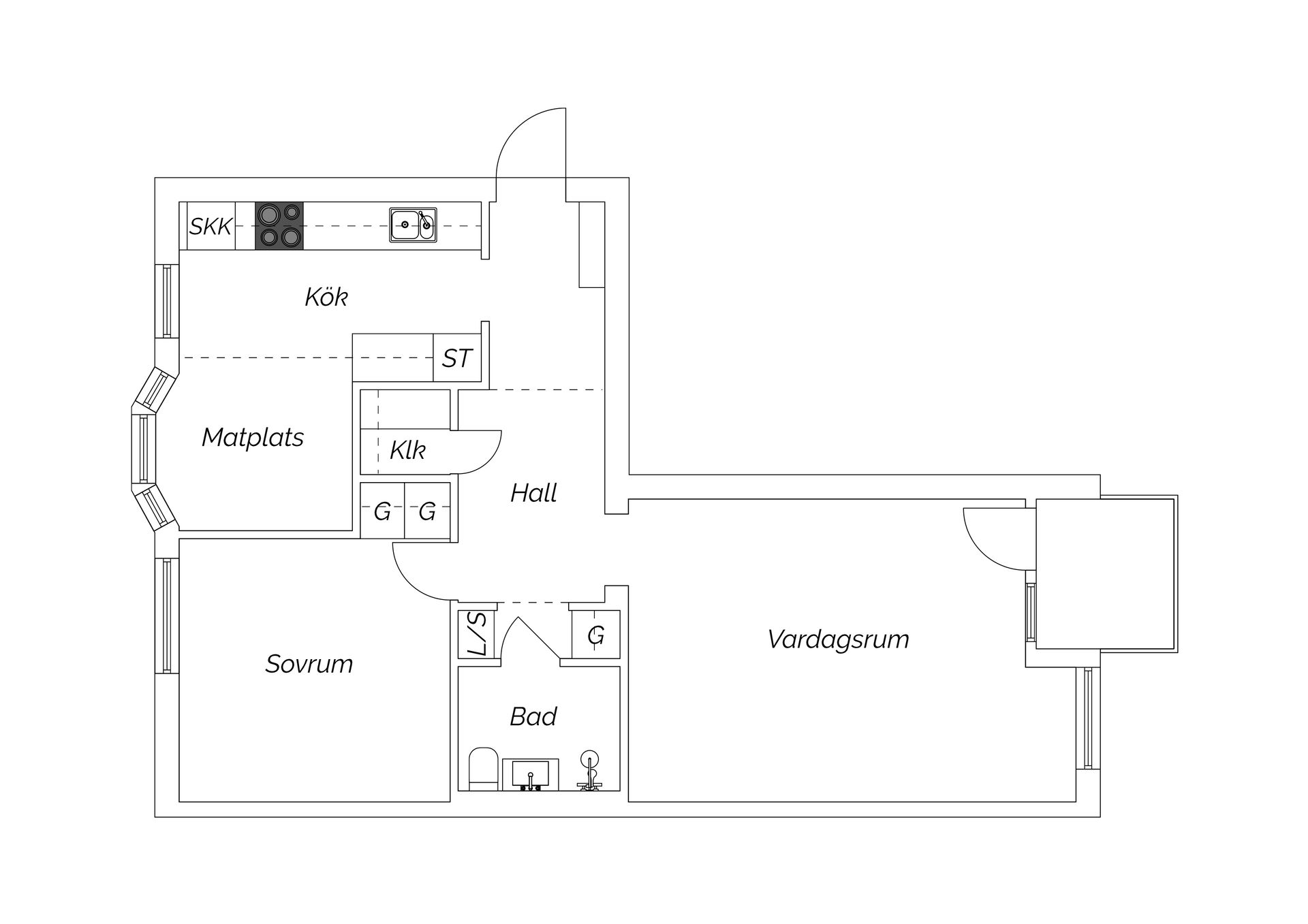 Bostadsrätt, Banérgatan 7, Timrådalen, Timrå