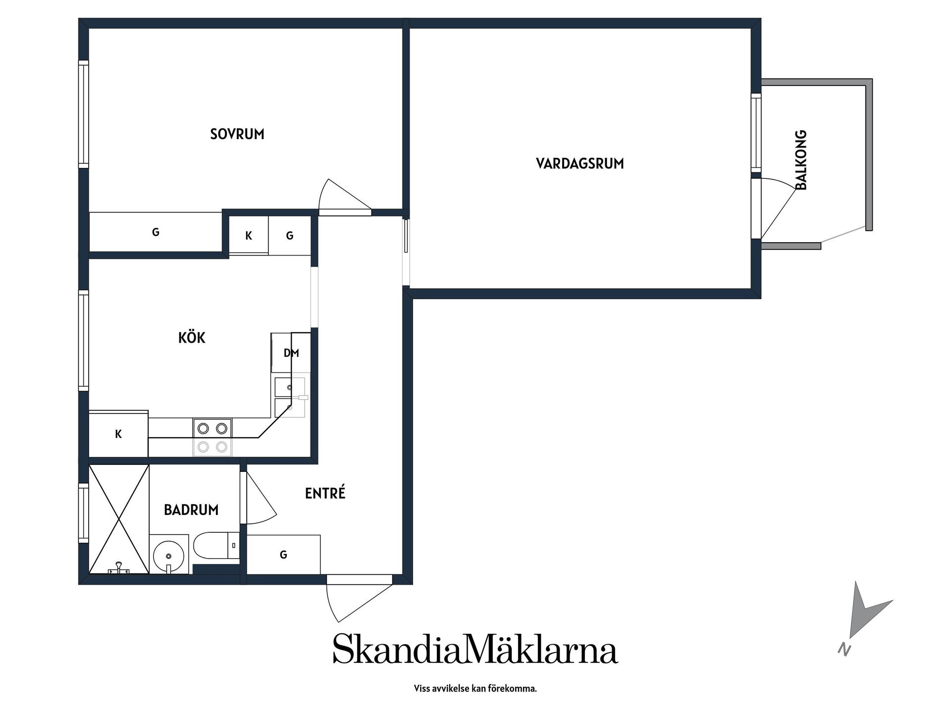 Bostadsrätt, Kvarnbergavägen 19, Åkers Styckebruk, Strängnäs