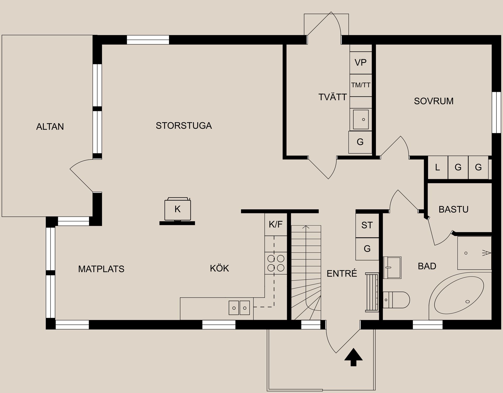 Villa, Alfågelvägen 1, Krokek, Norrköping