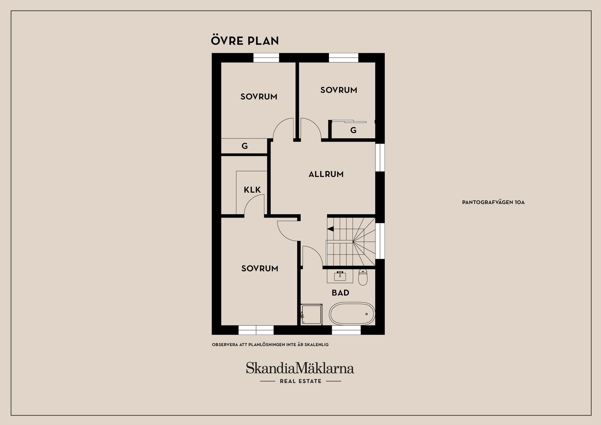 Radhus, Pantografvägen 10A, Högmora, Huddinge