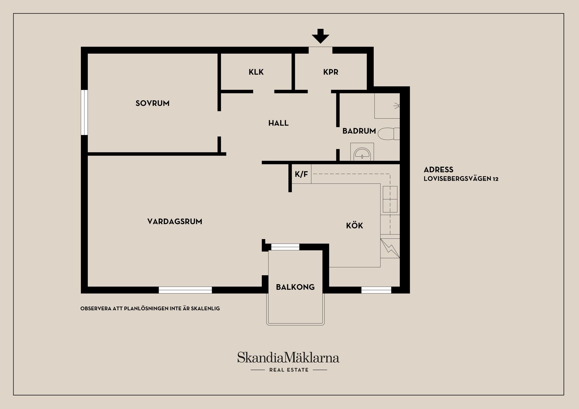 Bostadsrätt, Lovisebergsvägen 12, Västerås