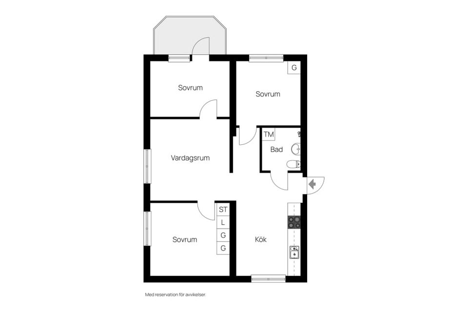 Bostadsrätt, Bomansgatan 30a, Kristiansborg, Västerås