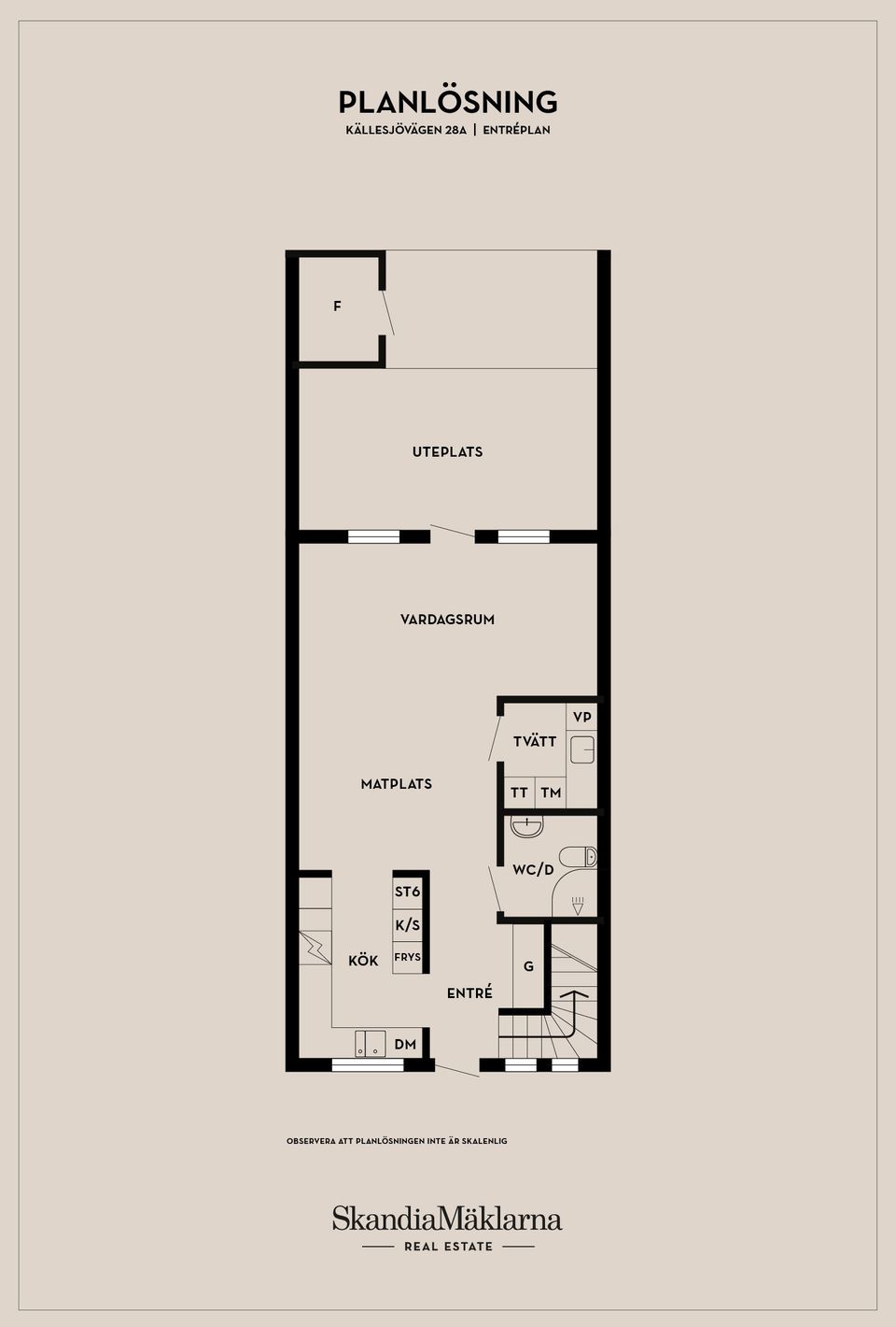 Radhus, Källesjövägen 28A, Källesjö, Ystad