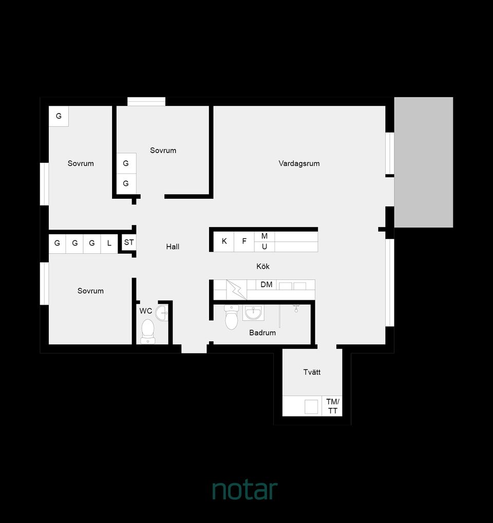 Bostadsrätt, Parternas Gränd 37, Norra Fäladen, Lund