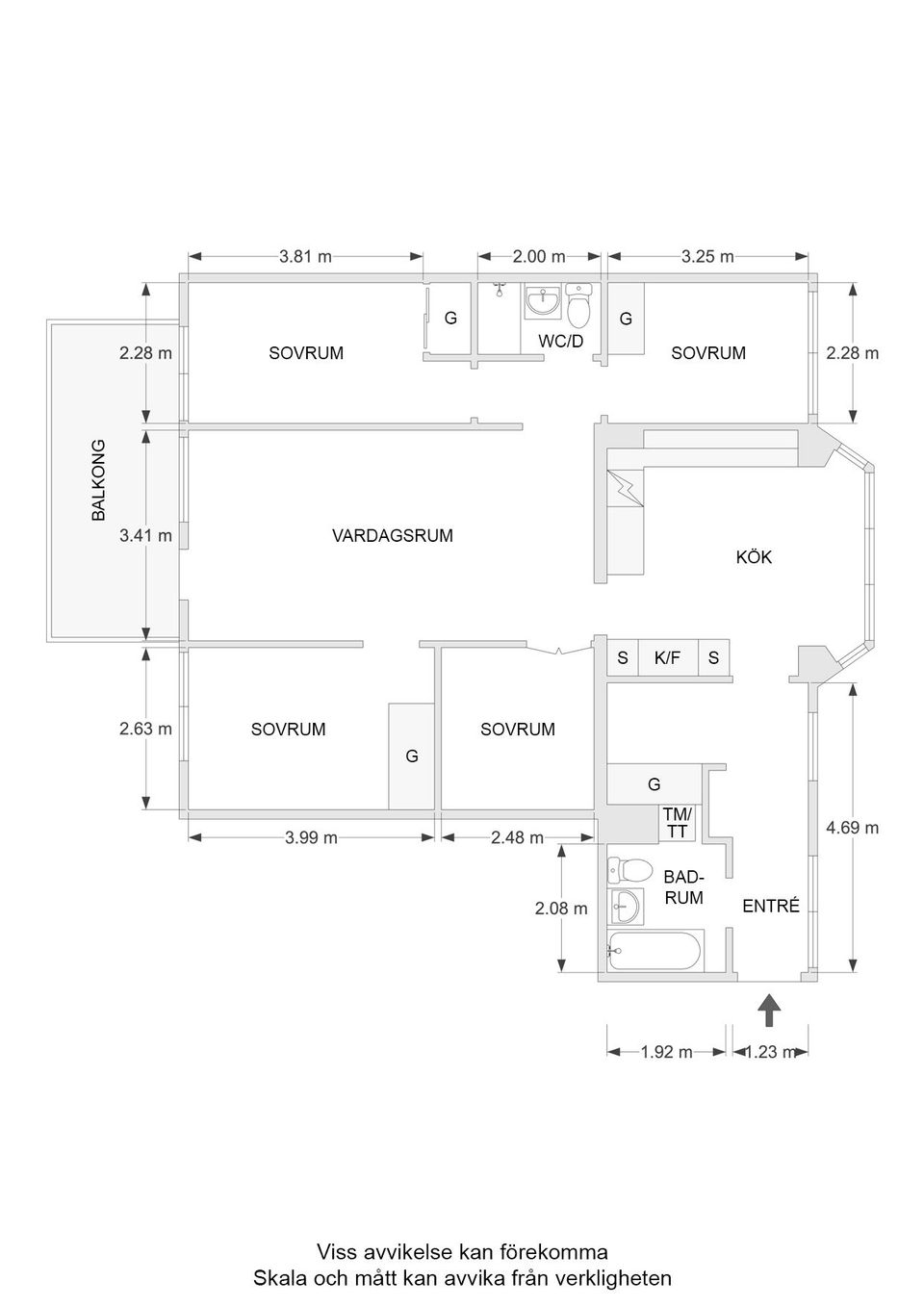 Bostadsrätt, Nya Tanneforsvägen 80A, Tannefors, Linköping