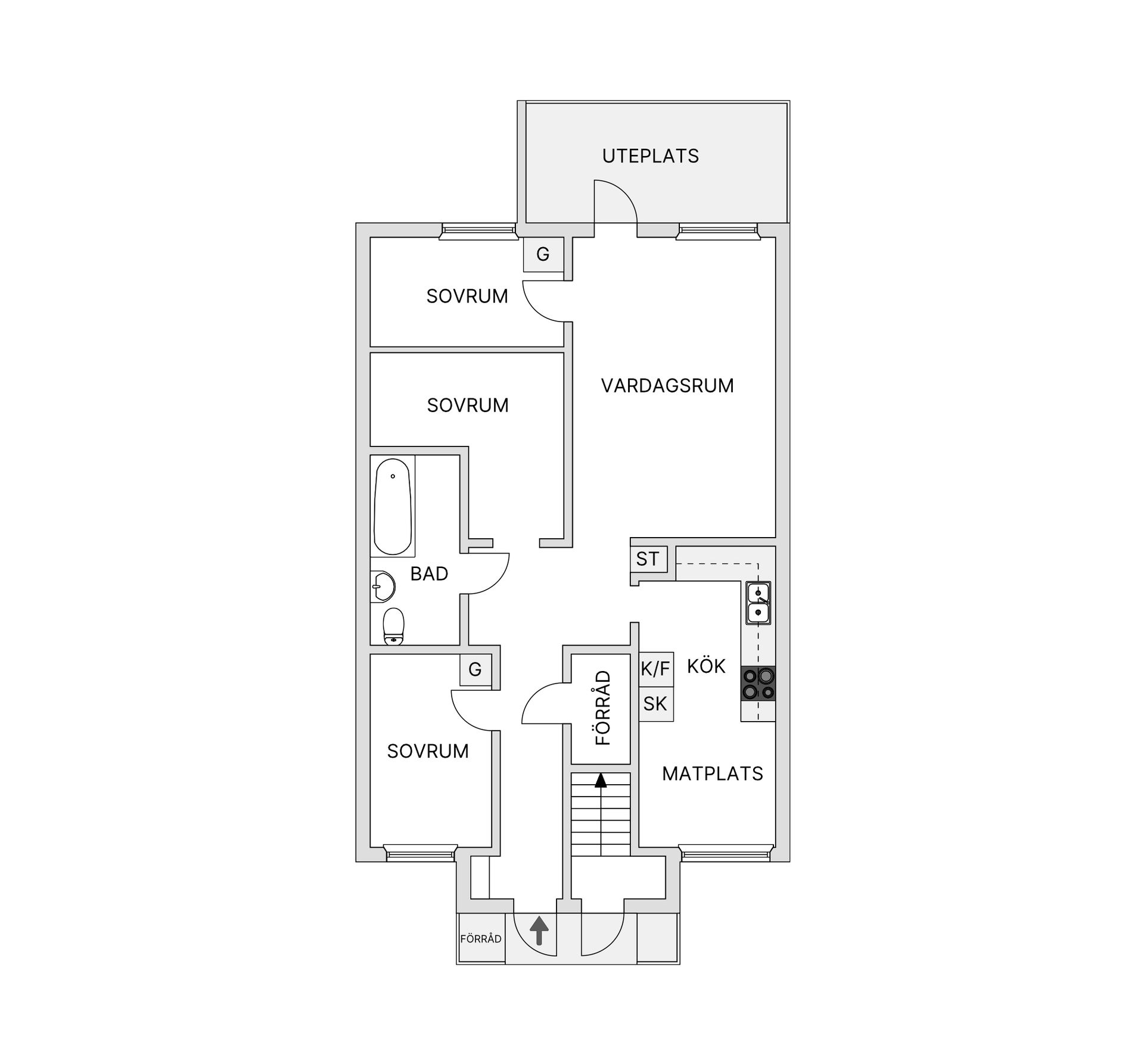 Bostadsrätt, Vasavägen 130A, Rotebro, Sollentuna