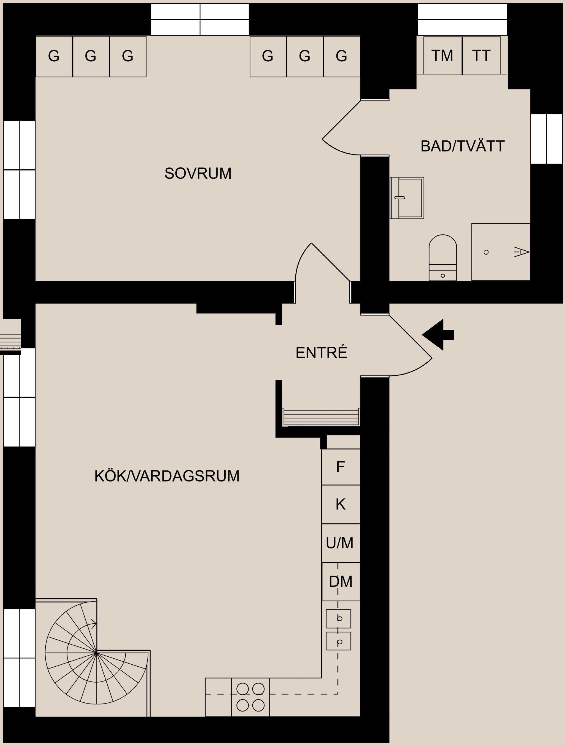 Bostadsrätt, Norra Promenaden 126B, Norr, Folkparken, Norrköping