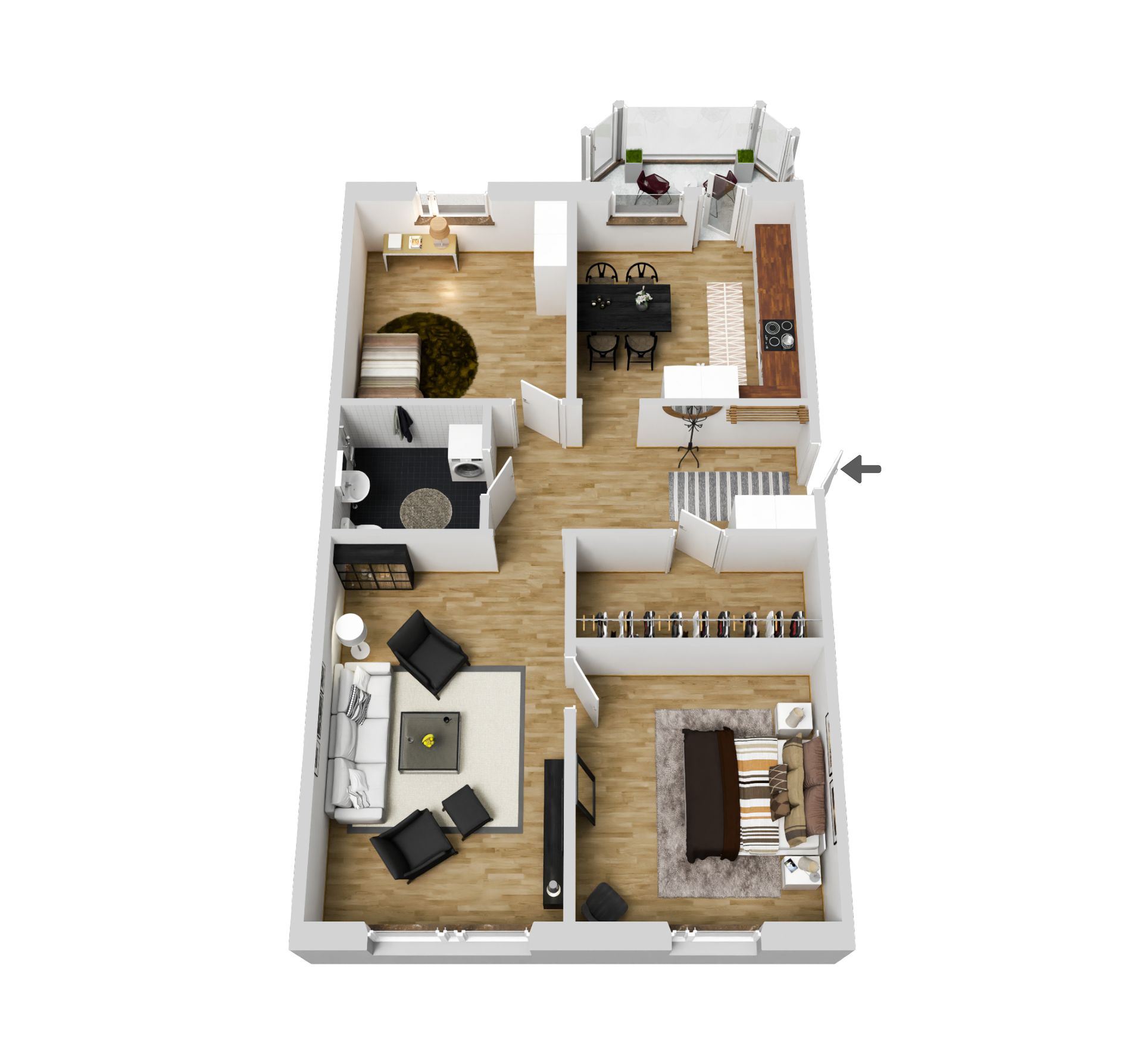 Bostadsrätt, Föreningsgatan 3A, Centrum Gällivare, Gällivare