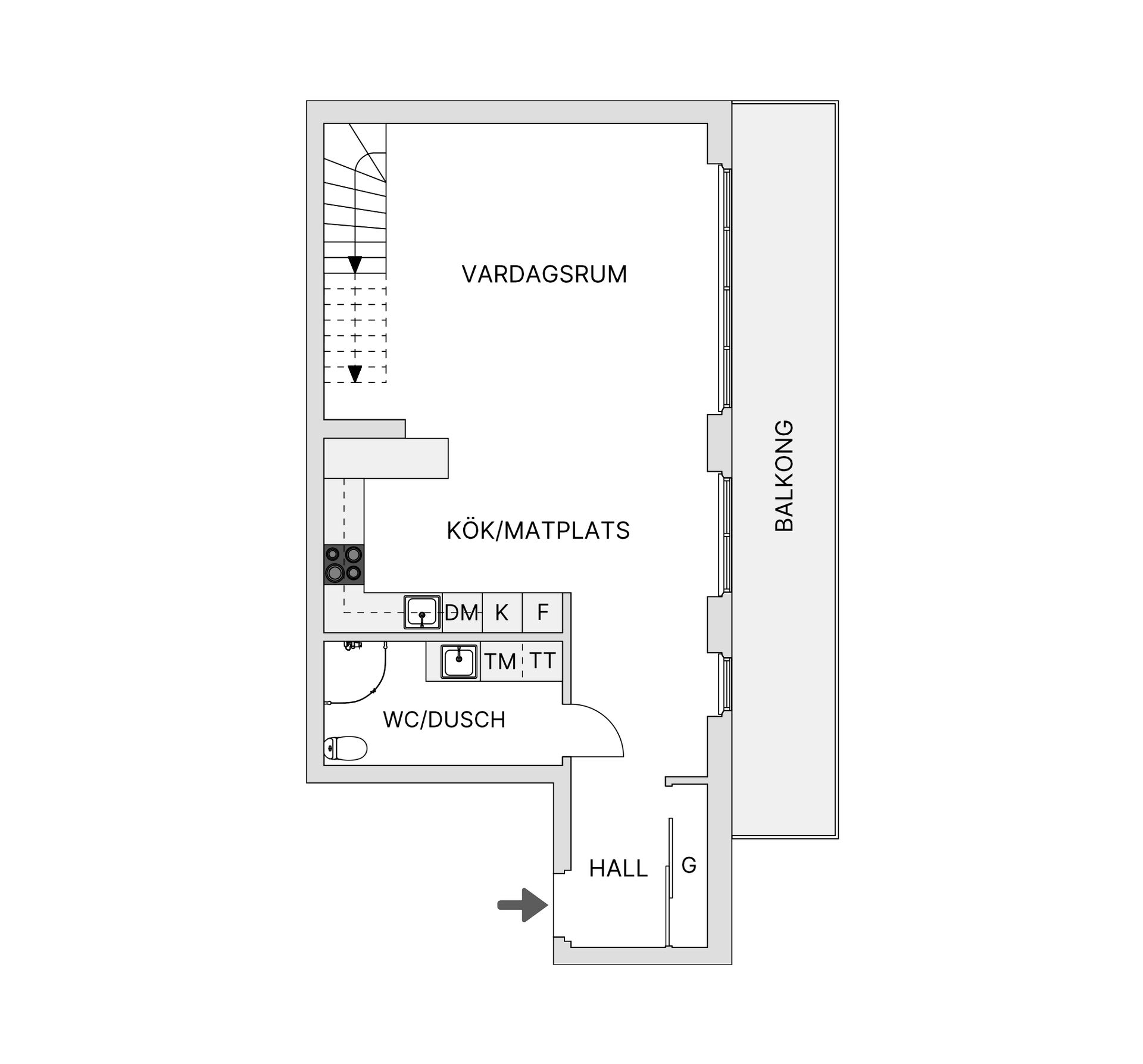 Bostadsrätt, Grindstuvägen 28, Bromma Ulvsunda, Stockholm