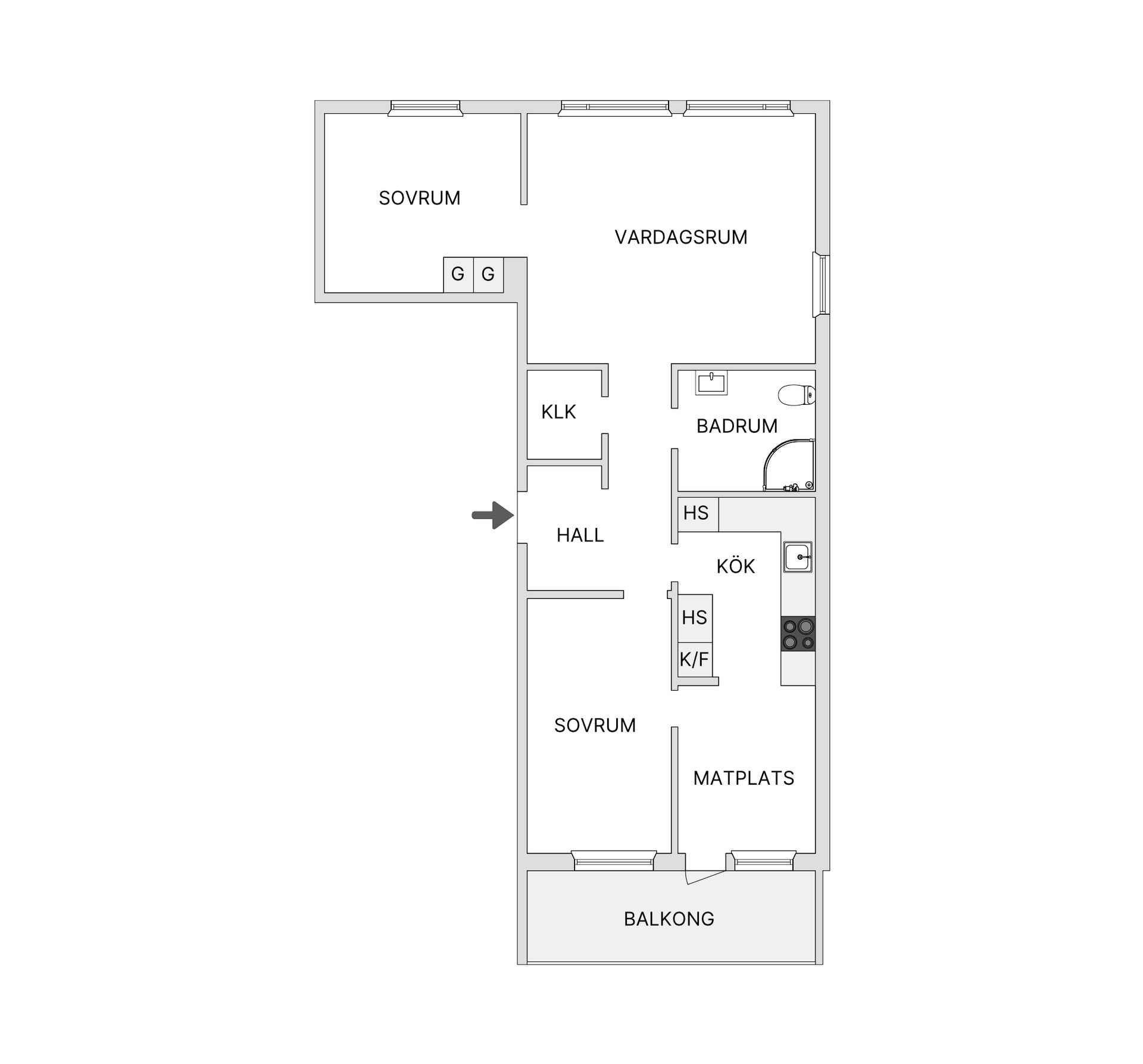 Bostadsrätt, Skeppargatan 67, 1 tr, Nedre Gärdet Östermalm, Stockholm