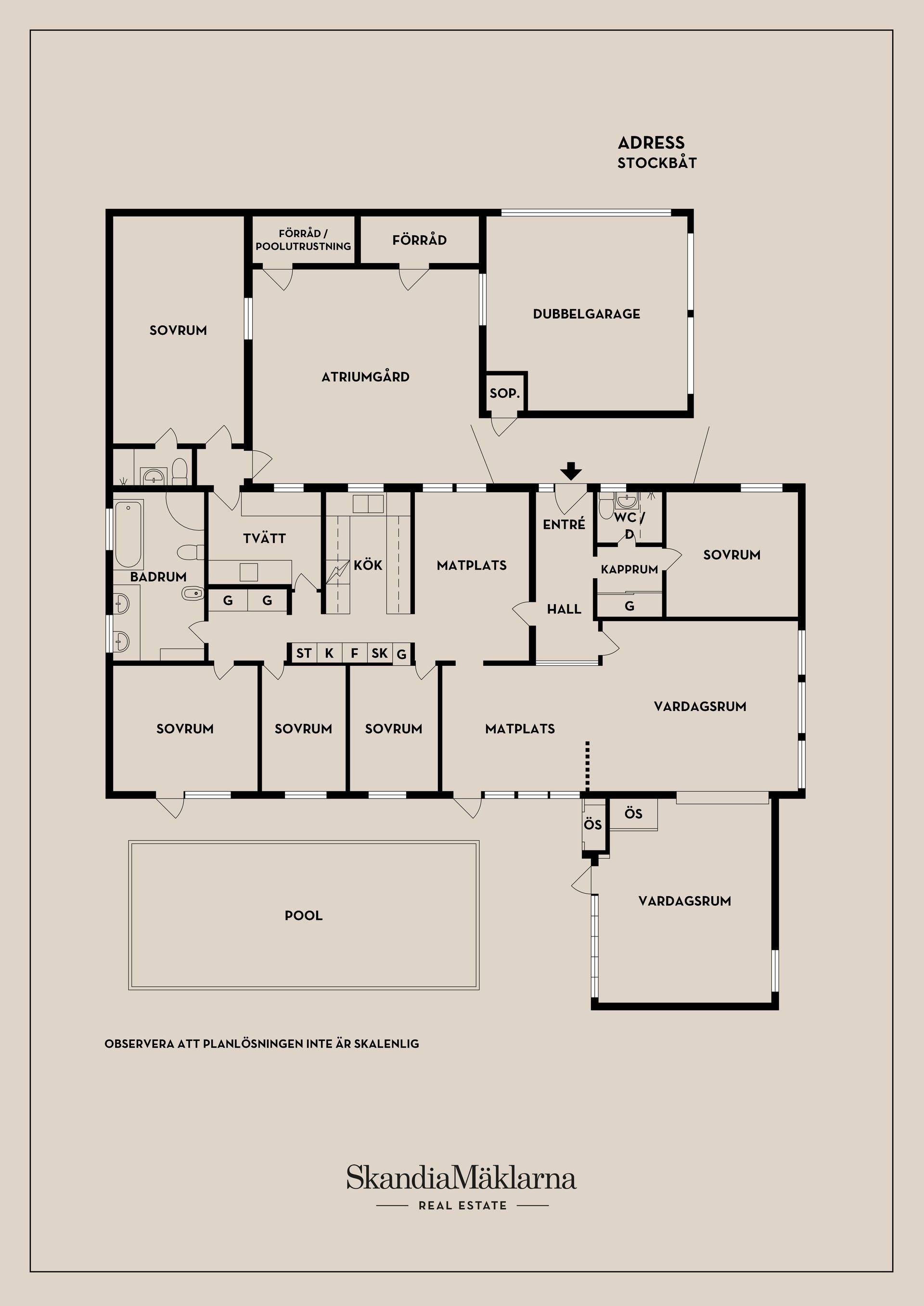Villa, Stockbåtsgatan 5, Guldkullen, Västerås