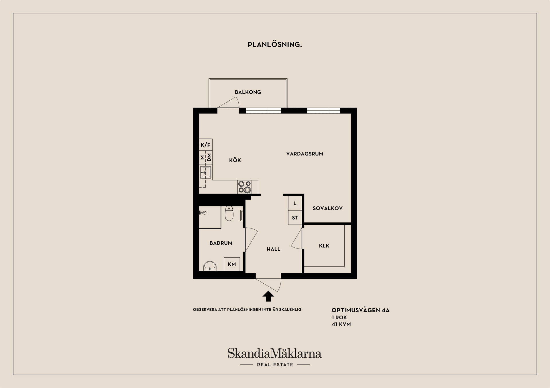 Bostadsrätt, Optimusvägen 4A, Centrala Väsby, Upplands Väsby