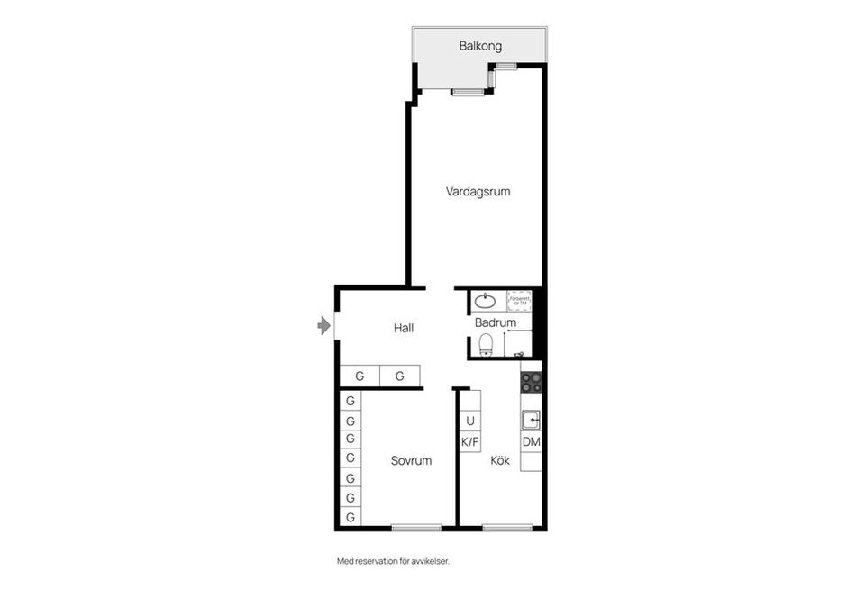 Bostadsrätt, Östra Kristinelundsvägen 9A, Slottsstaden, Malmö