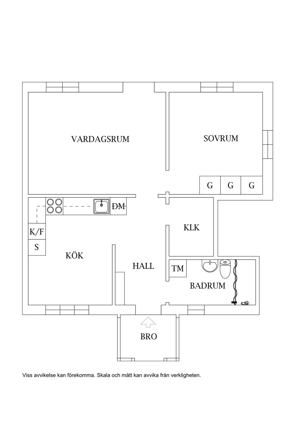 Bostadsrätt, Förmansvägen 4C, Karlsvik, Luleå