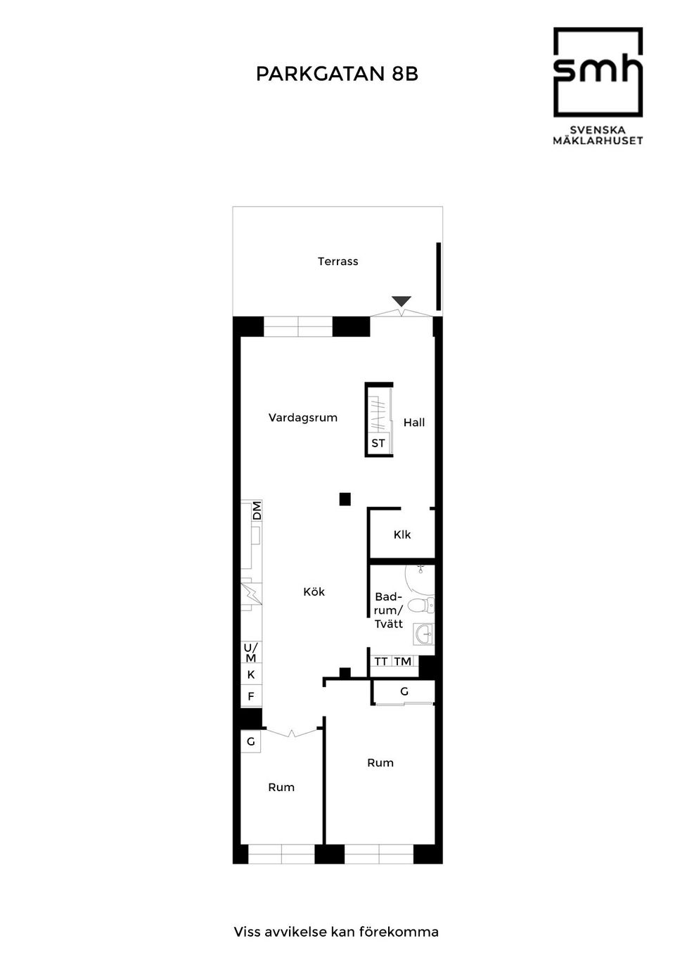 Bostadsrätt, Parkgatan 8B, Centrum, Landskrona