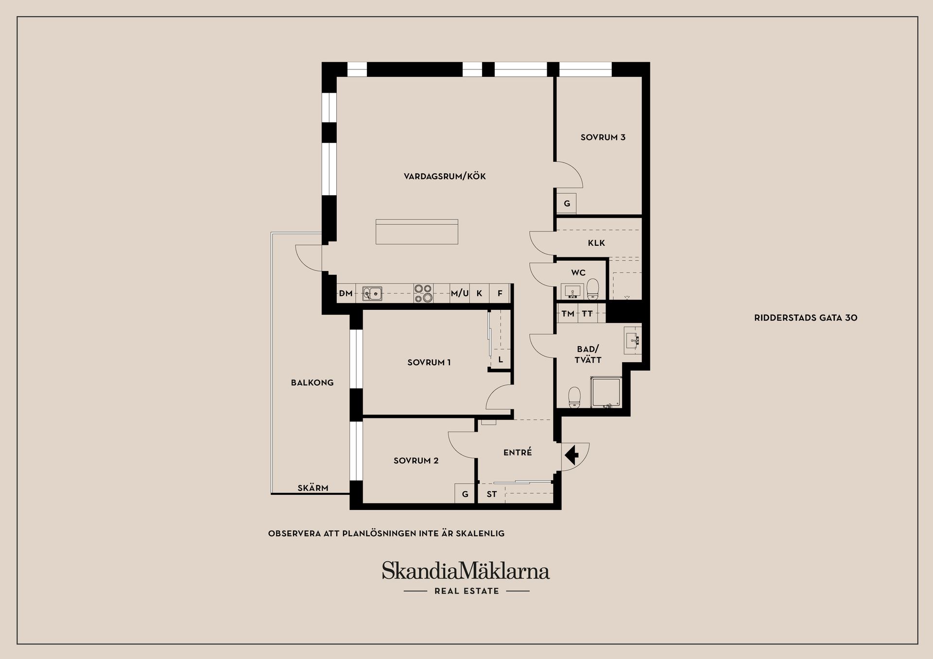 Bostadsrätt, Ridderstads gata 30, Berga, Linköping