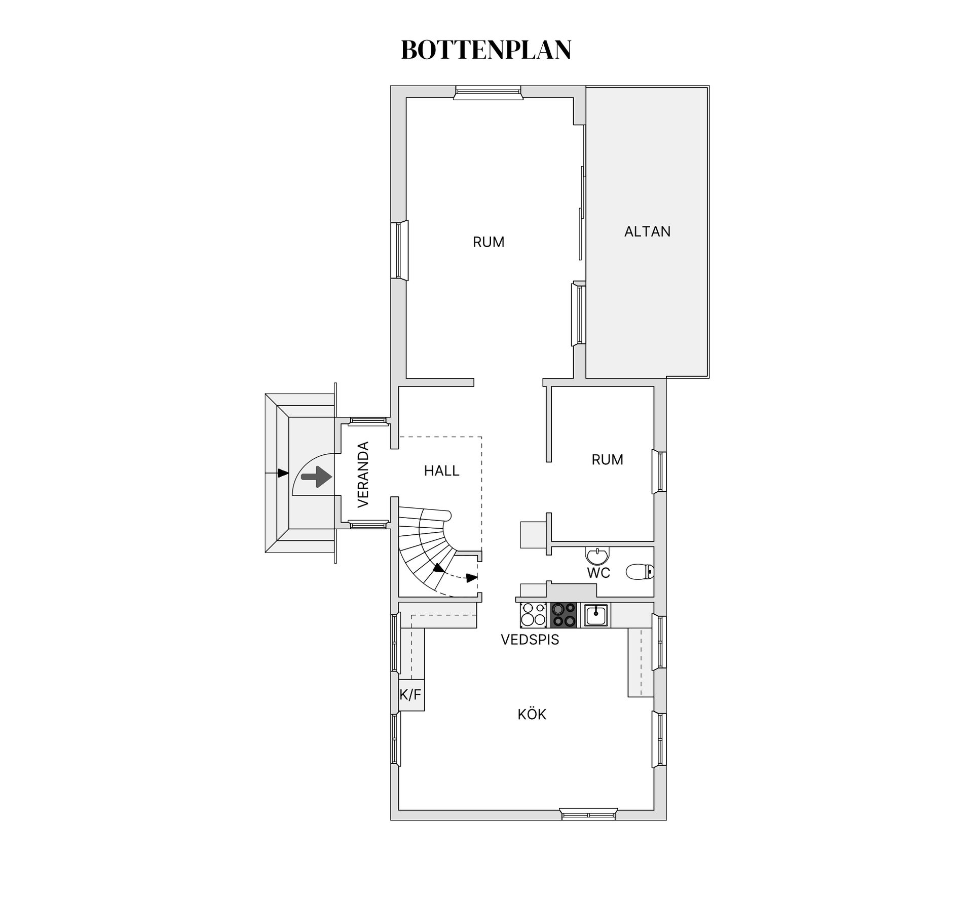 Villa, Ösavägen 65, Ås, Krokom