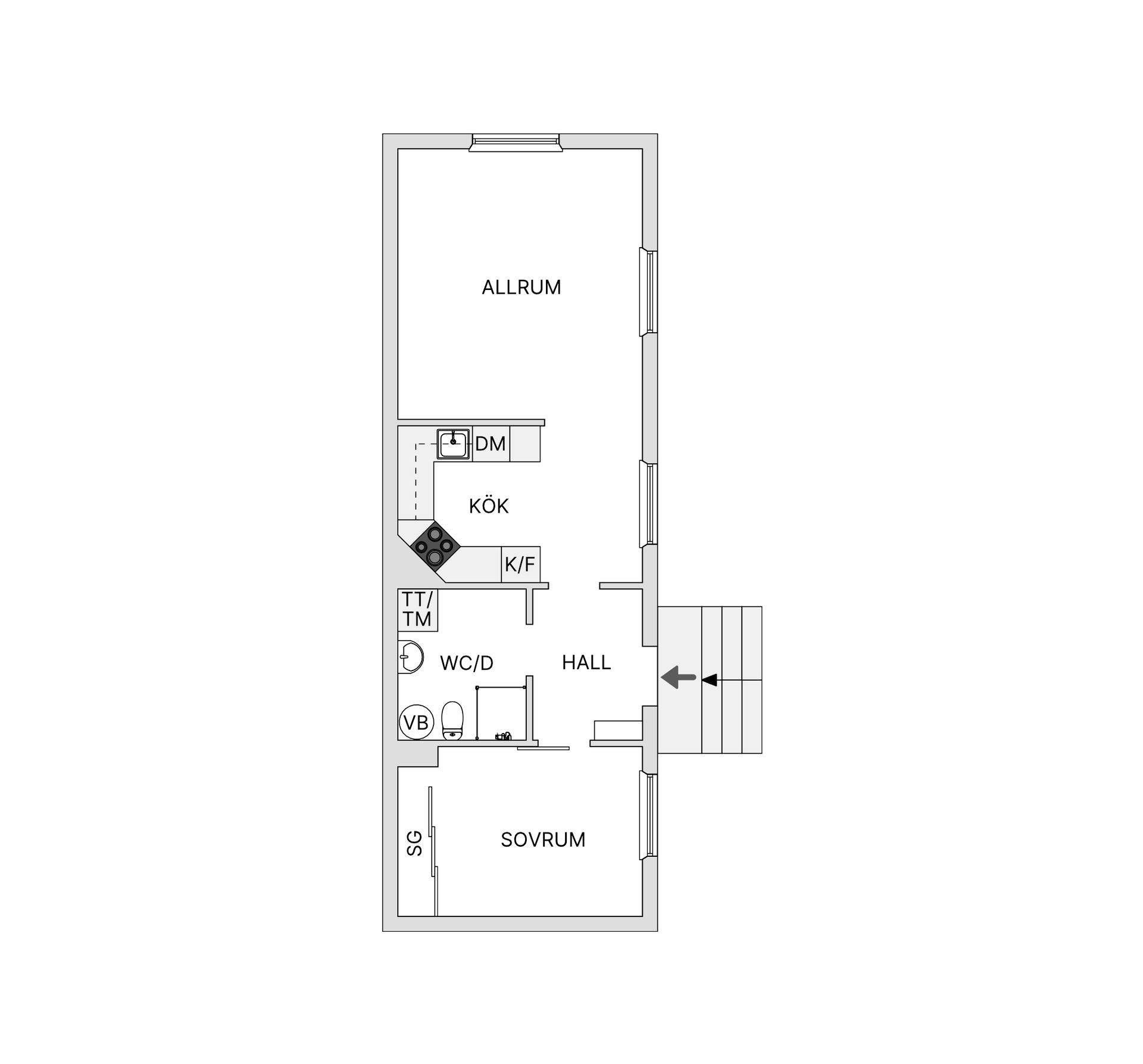 Bostadsrätt, Björkvägen 14, Rydbo, Österåker
