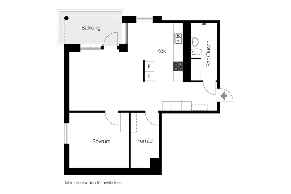 Bostadsrätt, Blomstervägen 7, Bro centrum, Upplands-Bro