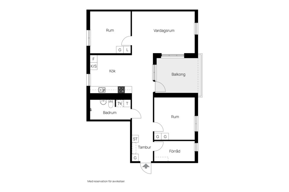 Bostadsrätt, Blomstervägen 7, Bro centrum, Upplands-Bro