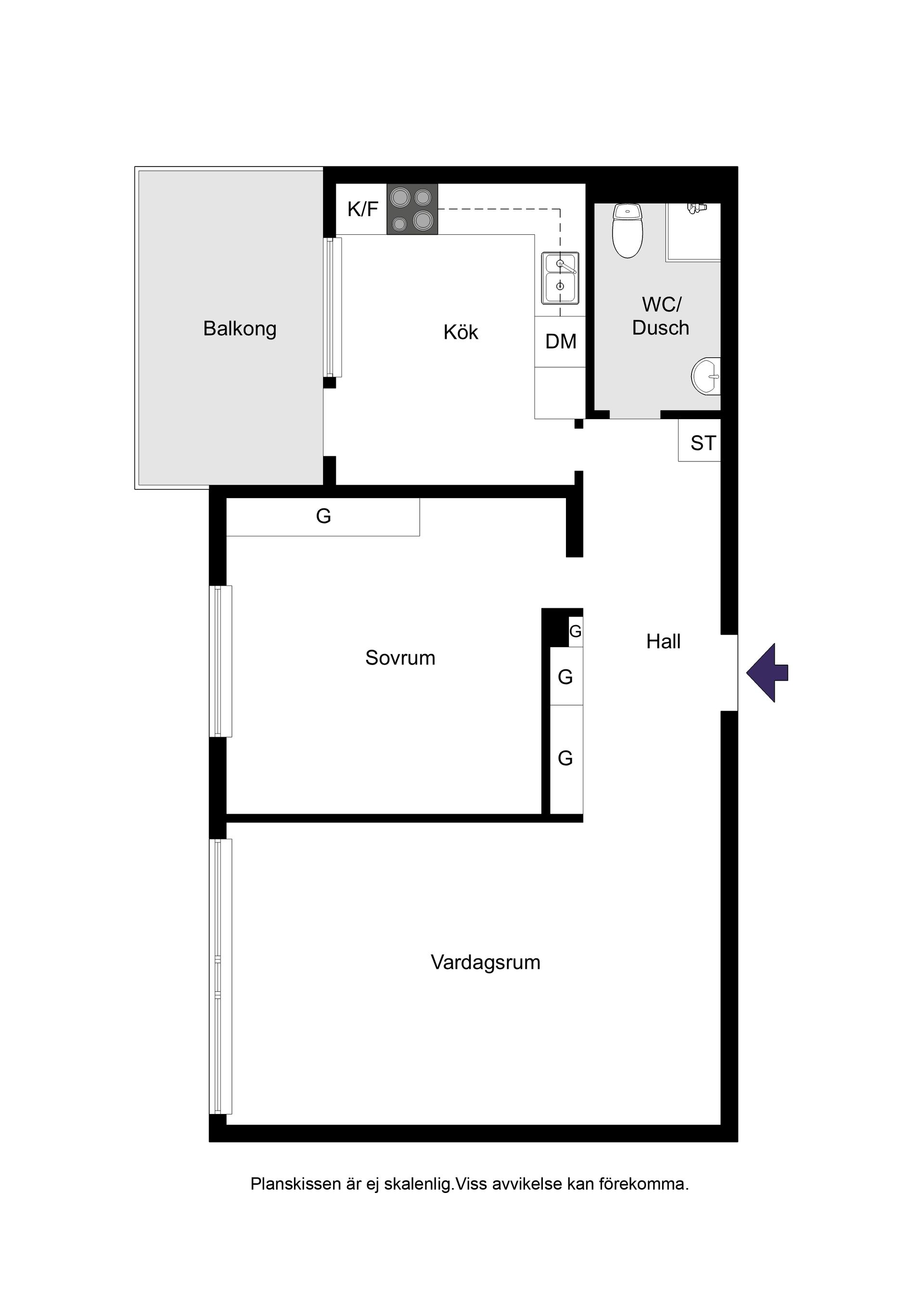 Bostadsrätt, Hemmansvägen 23, Centrala Halmstad - Öster, Halmstad