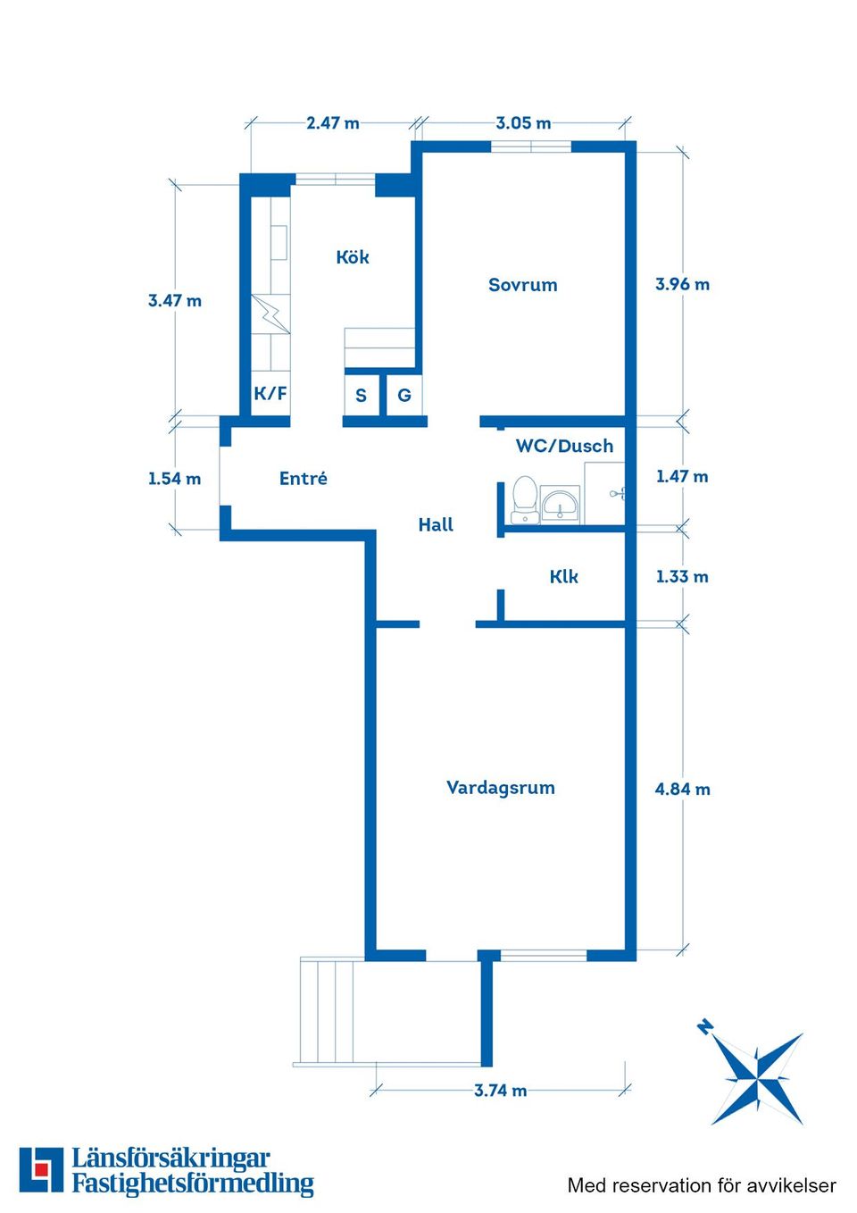 Bostadsrätt, Skänningegatan 29A, Centralt, Vadstena