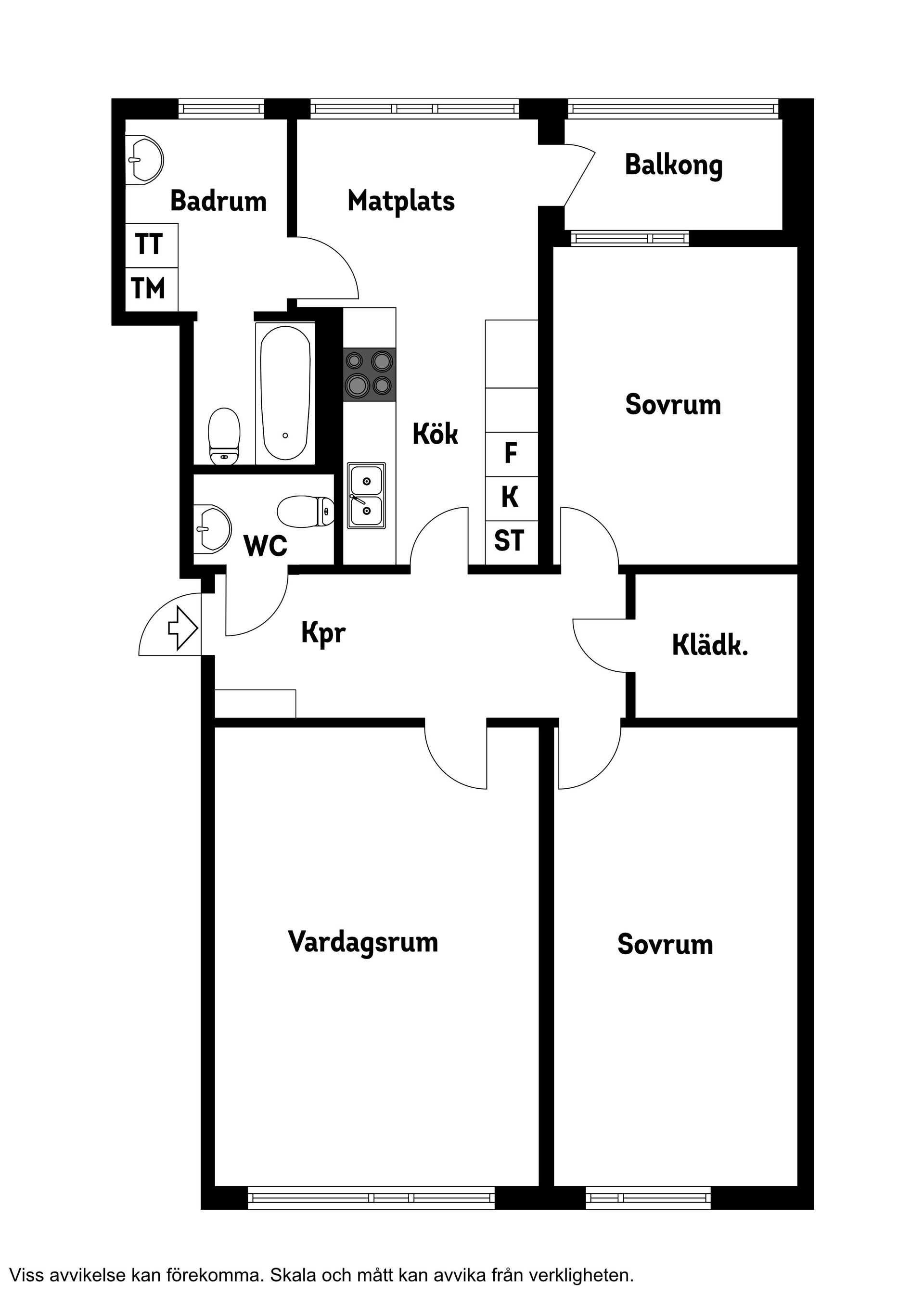 Bostadsrätt, Järnbärarvägen 4, Bredäng, Stockholm