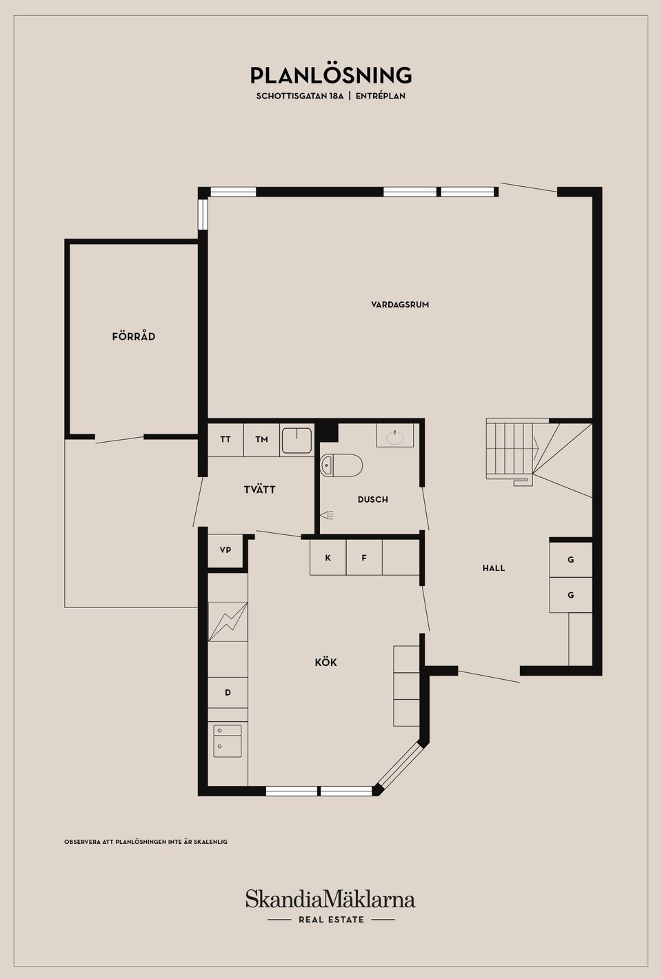 Radhus, Schottisgatan 18A, Svarte, Ystad