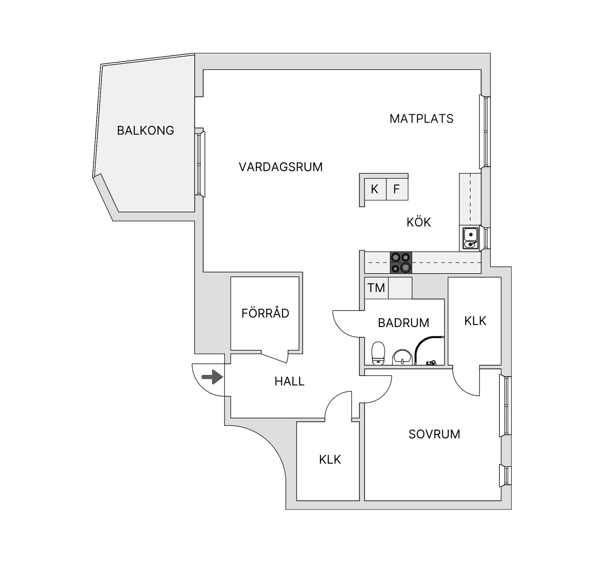 Bostadsrätt, Lysekilsvägen 35, Granloholm, Sundsvall