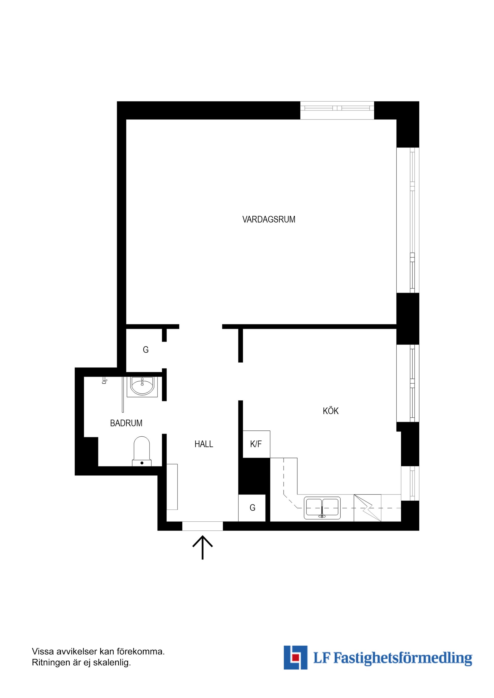Bostadsrätt, Drottningholmsvägen 272, 1 tr.,  Stockholm - Bromma, Stockholm