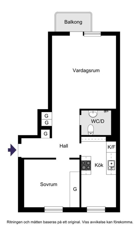 Bostadsrätt, Södra Långgatan 35A, Vasalund, Råsunda, Solna