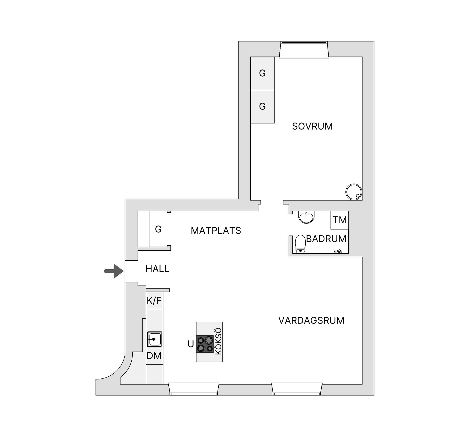 Bostadsrätt, Blekingegatan 18, Södermalm - Skanstull, Stockholm